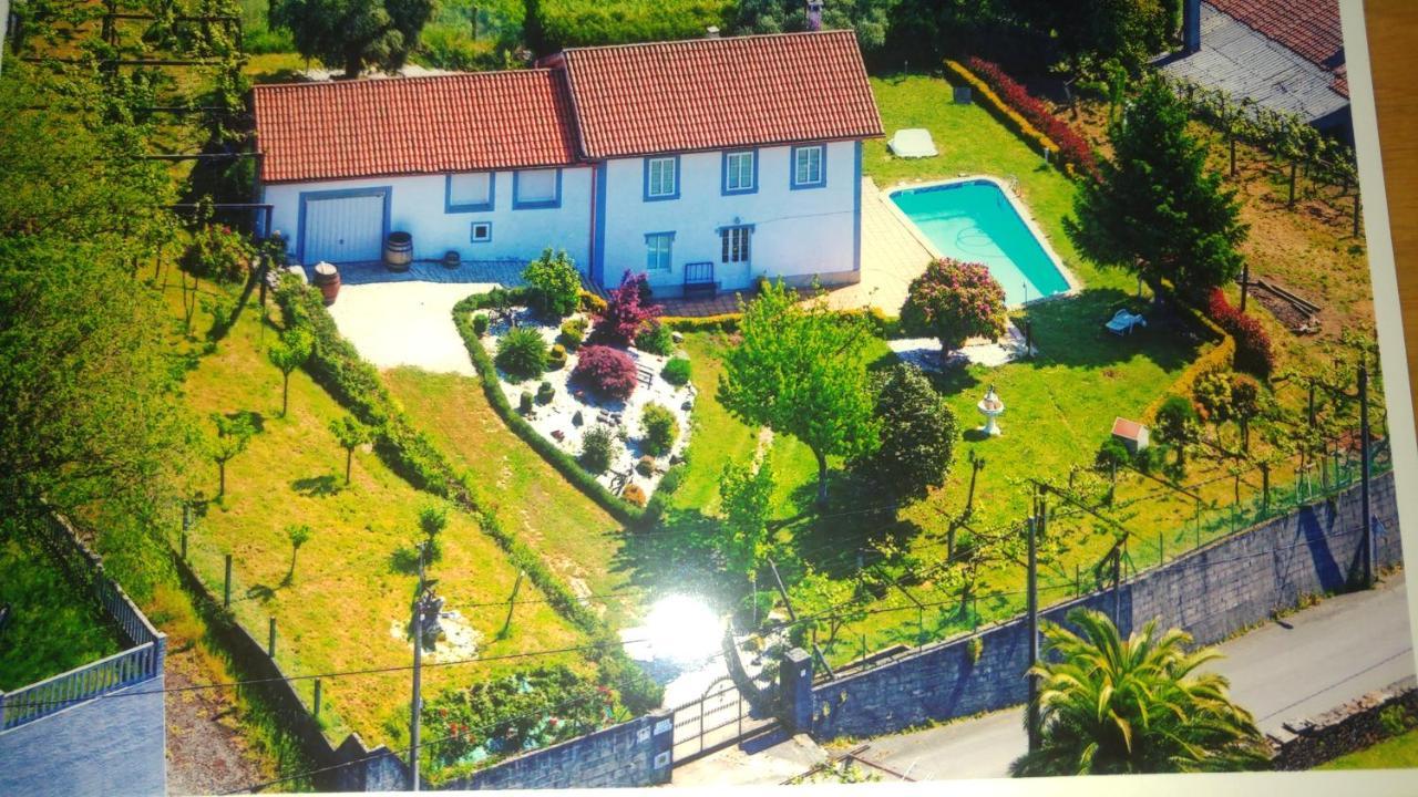 Villa Casa Tarrío con Piscina - Santiago de Compostela Boqueixon Exterior foto