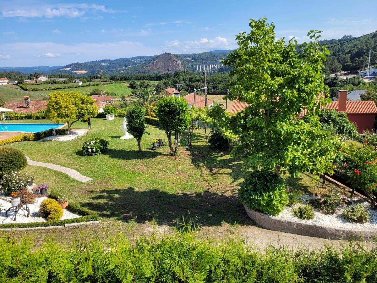 Villa Casa Tarrío con Piscina - Santiago de Compostela Boqueixon Exterior foto