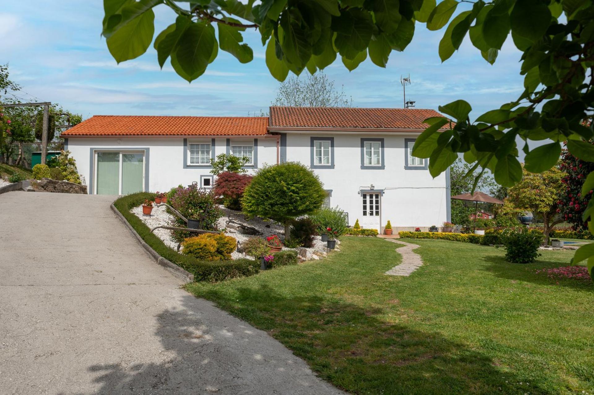 Villa Casa Tarrío con Piscina - Santiago de Compostela Boqueixon Exterior foto