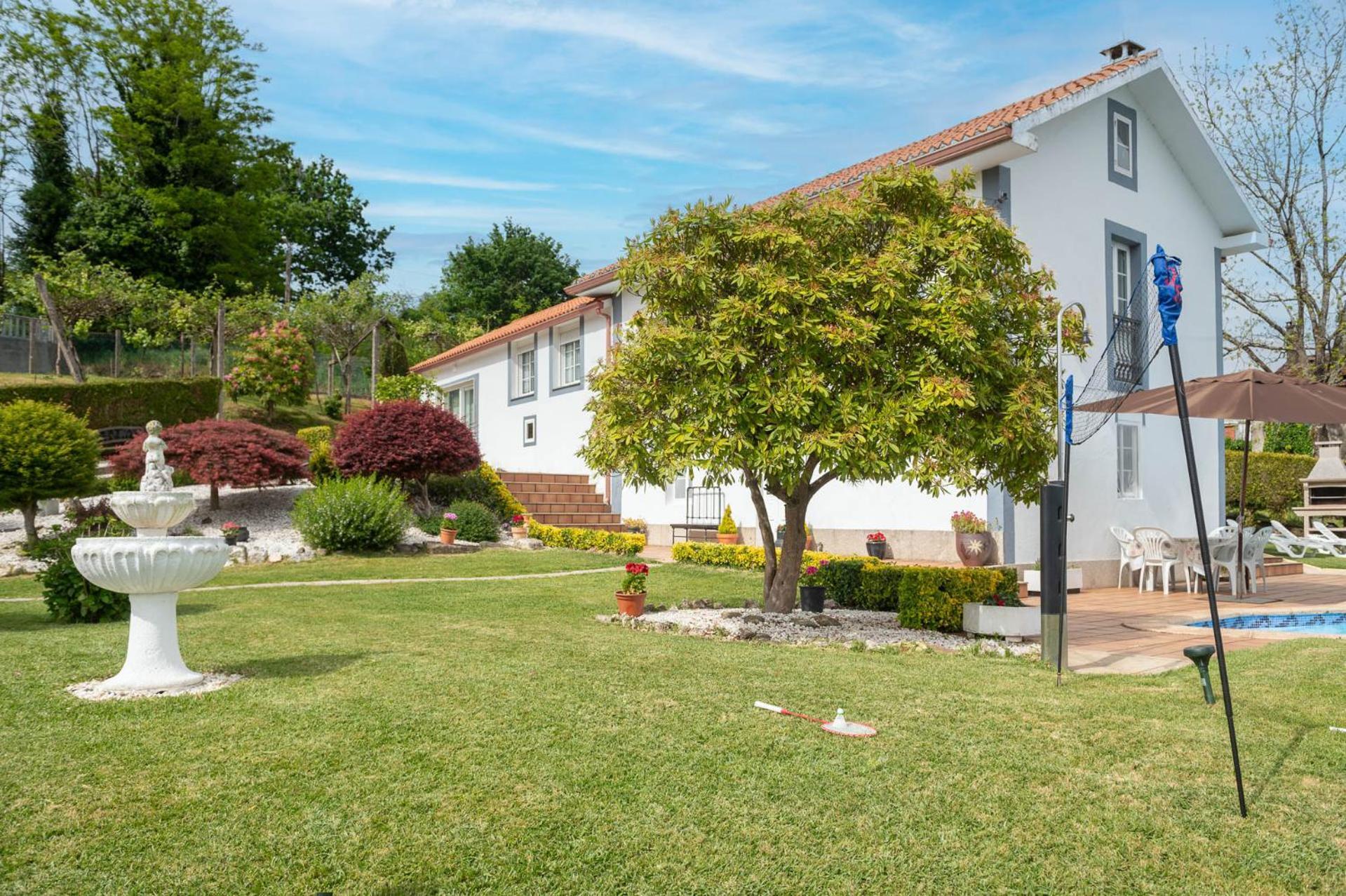 Villa Casa Tarrío con Piscina - Santiago de Compostela Boqueixon Exterior foto